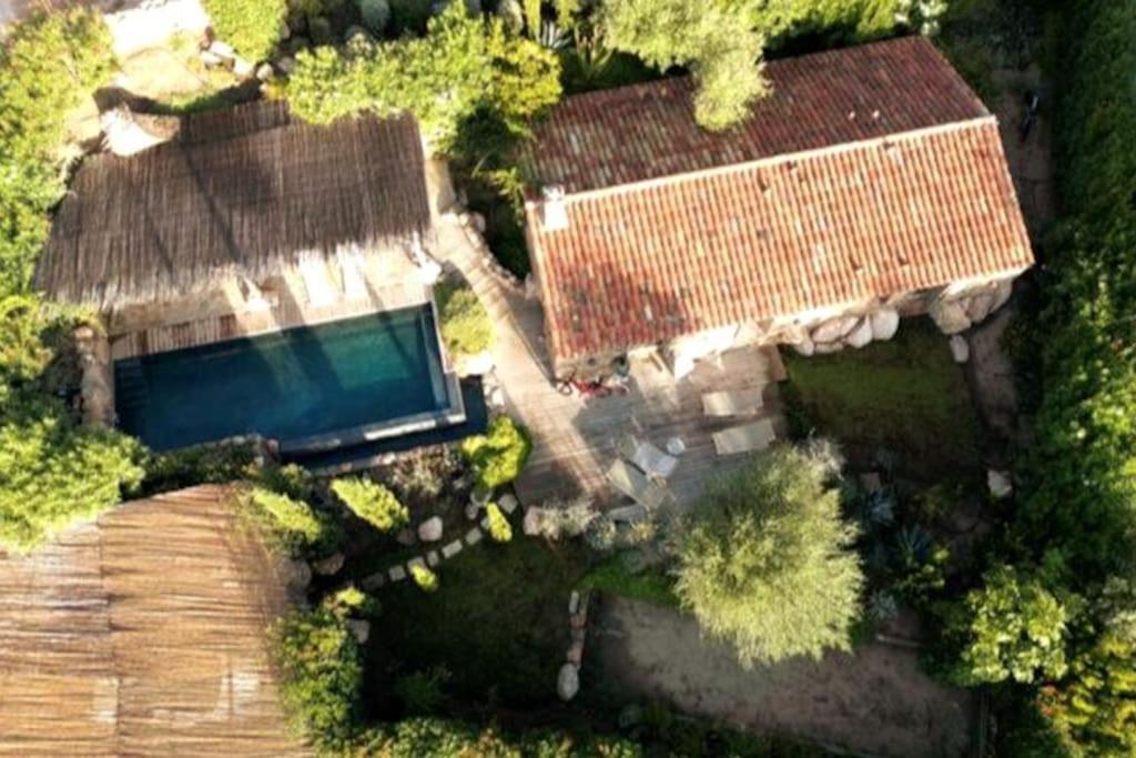 포르토베쉬오 Bergerie #Casa Di Petra A Palombaggia Avec Piscine 빌라 외부 사진